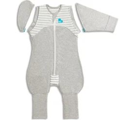 Love to Dream 1.0 tog Swaddle Up Transition Suit Grey Fashion