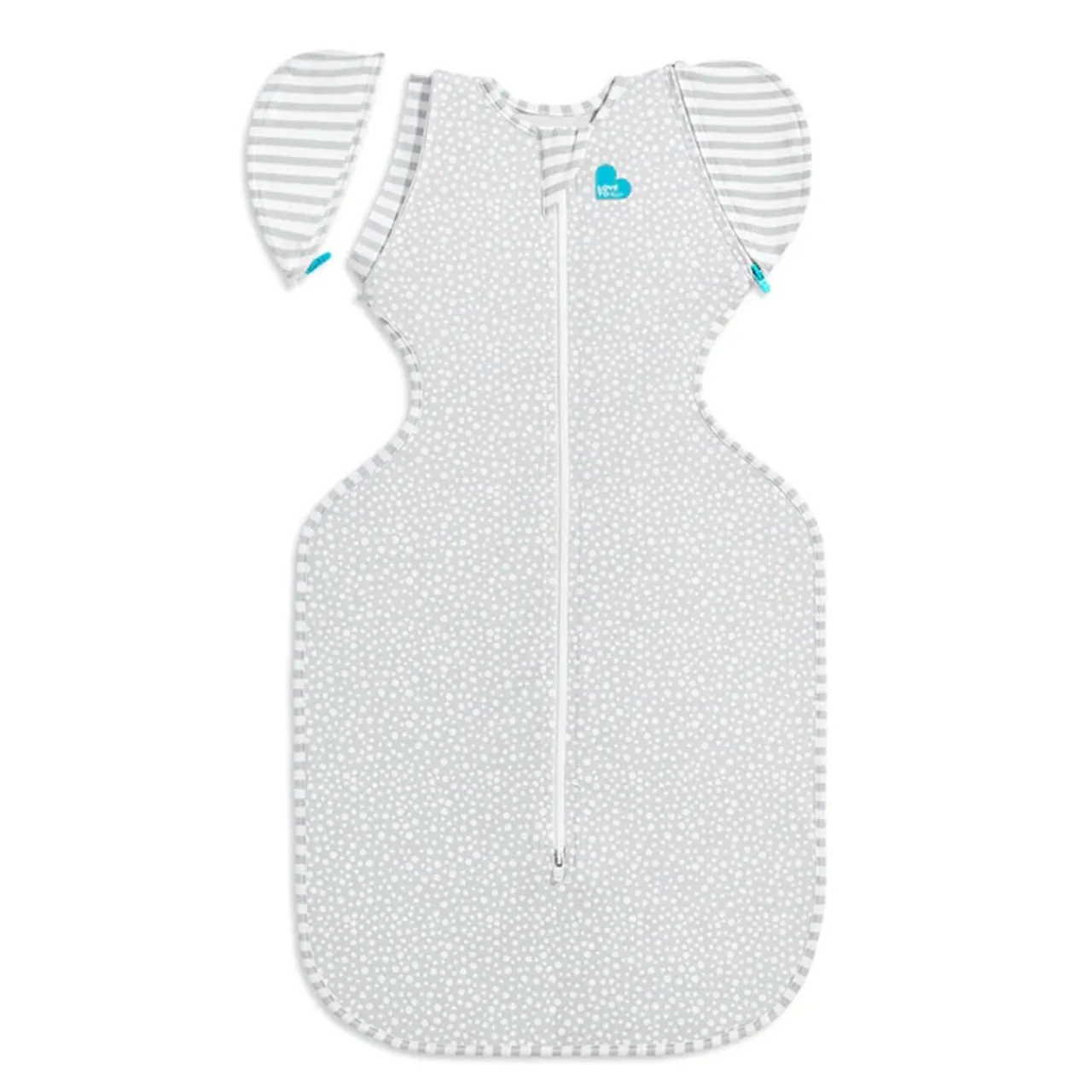 Love to Dream Swaddle Up 50:50 Transition Bag 1.0 tog Bamboo Grey Dot Clearance