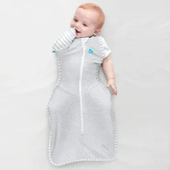Love to Dream Swaddle Up 50:50 Transition Bag 1.0 tog Bamboo Grey Dot Clearance