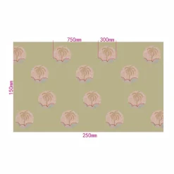 Mahalo Eco Blinds Mahalo Eco Blackout Blinds - Green Palms FAULTY SECONDS New