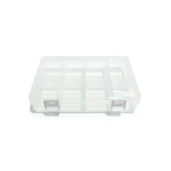 Melii 8 Compartment Snackle Box Clear New