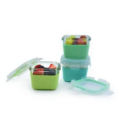 Melii Glass Containers with Silicone Sleeve 3 Pack Discount
