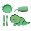Melii Silicone 5 Piece Feeding Gift Set - Dinosaur Sale