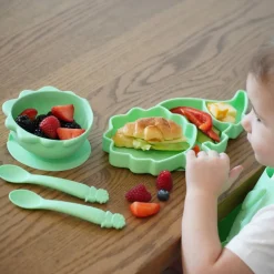 Melii Silicone 5 Piece Feeding Gift Set - Dinosaur Sale