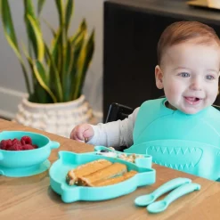 Melii Silicone 5 Piece Feeding Gift Set - Shark Best