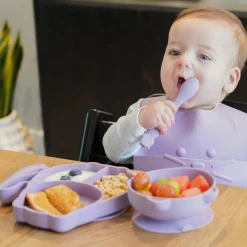 Melii Silicone 5 Piece Feeding Gift Set - Cat Best