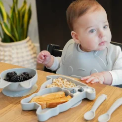 Melii Silicone 5 Piece Feeding Gift Set - Bulldog Sale