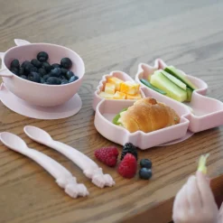 Melii Silicone 5 Piece Feeding Gift Set - Unicorn Discount