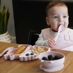 Melii Silicone 5 Piece Feeding Gift Set - Unicorn Discount