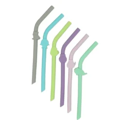 Melii Silicone Animal Straws with Cleaning Brush Discount