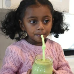 Melii Silicone Animal Straws with Cleaning Brush Discount