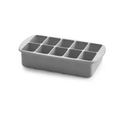 Melii Silicone Baby Food Freezer Tray with Lid - Luxe Luxe Grey Clearance