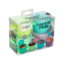 Melii Snap & Go Pods 4 Pack - 6 oz Multicolour Discount