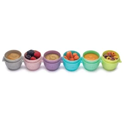 Melii Snap & Go Pods 6 Pack - 2 oz Multicolour Clearance