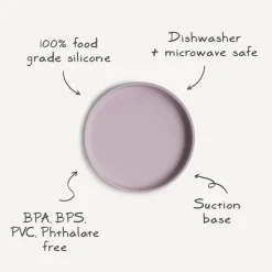 Mushie Classic Silicone Suction Plate New