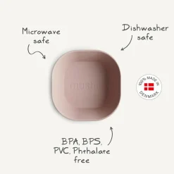 Mushie Dinnerware Square Bowl 2pc Clearance