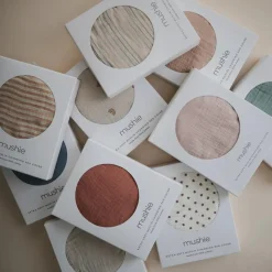 Mushie Extra Soft Muslin Changing Pad Cover - Clearance New