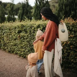 Mushie Pacifier Holder Hot