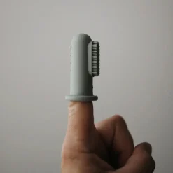 Mushie Silicone Finger Toothbrush 2pk Clearance