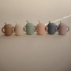 Mushie Silicone Training Cup & Straw Discount