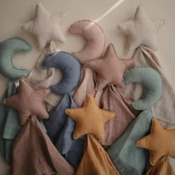 Mushie Star Lovey Blanket - Clearance Natural Online
