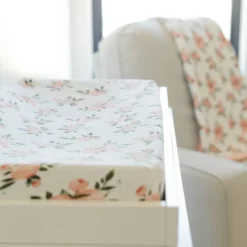 Little Unicorn Muslin Change Pad Cover - Discontinued packaging Watercolour Roses Fashion