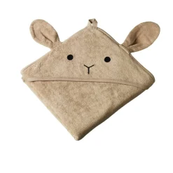 Nature Baby Bunny Hooded Towel Nougat Discount