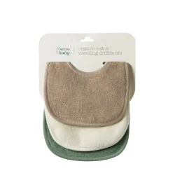 Nature Baby Dribble Bibs 3pk Clearance