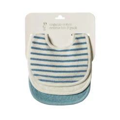 Nature Baby Dribble Bibs 3pk Clearance