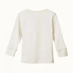 Nature Baby Long Sleeve Pointelle Pyjamas 2pc Natural Outlet