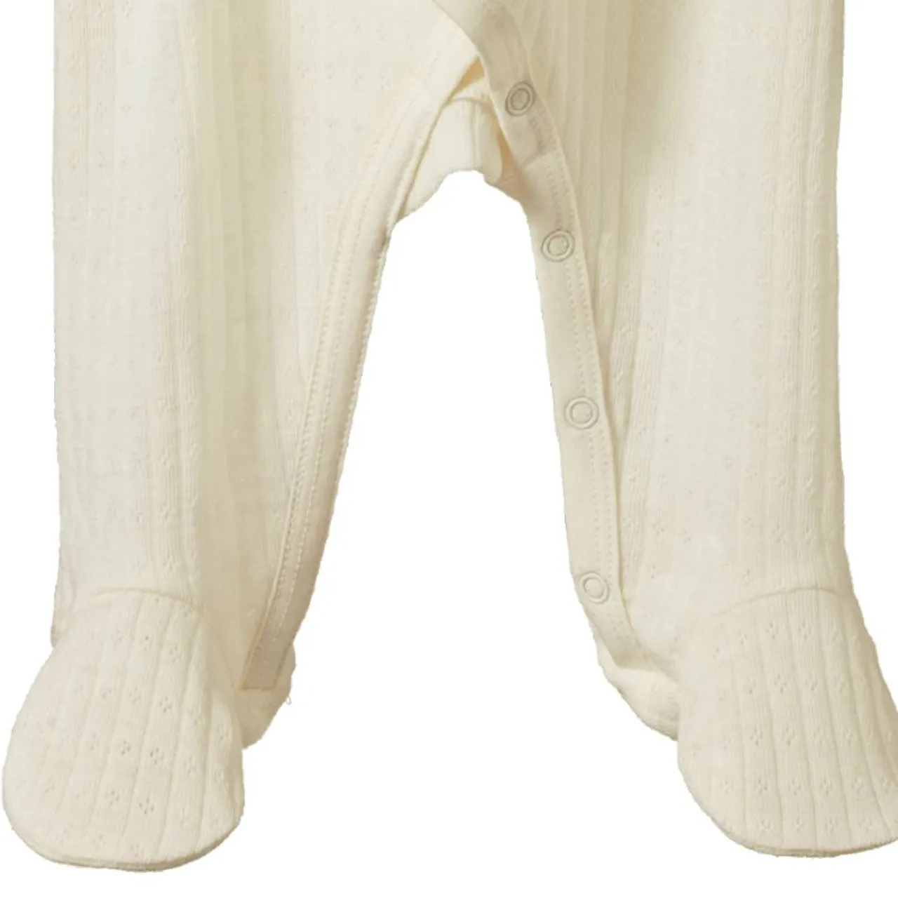 Nature Baby Merino Kimono Pointelle Stretch & Grow Clearance