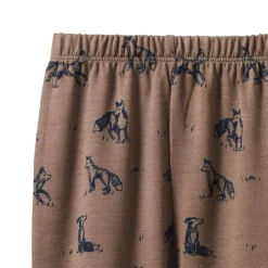 Nature Baby Merino Long Sleeve Pyjama Set Foxy Print New