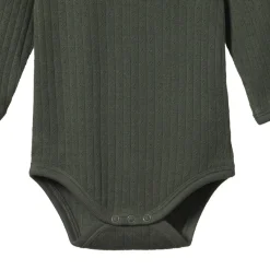 Nature Baby Pointelle Long Sleeve Bodysuit Hot