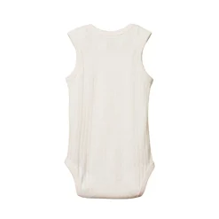 Nature Baby Pointelle Singlet Bodysuit Natural Fashion