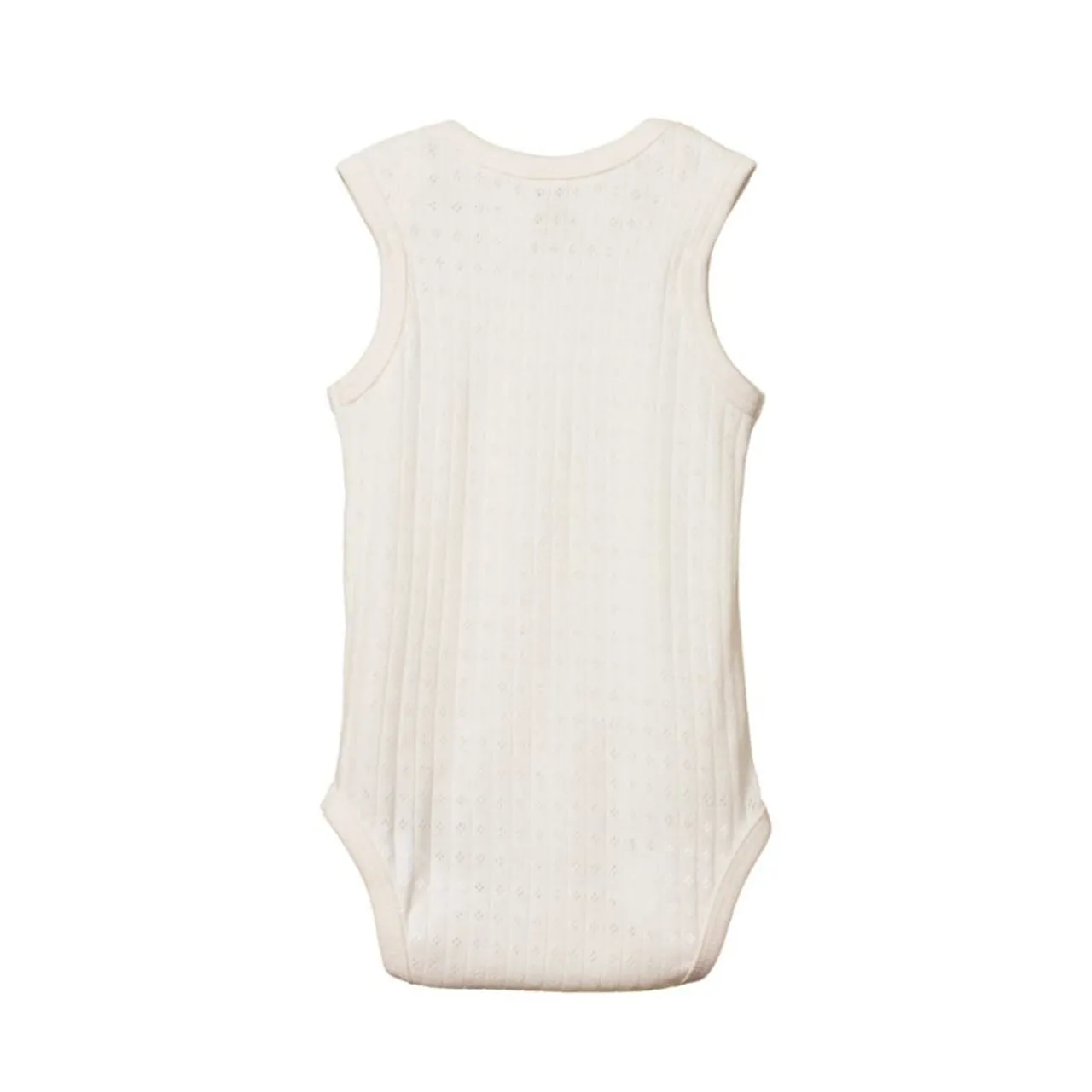 Nature Baby Pointelle Singlet Bodysuit Natural Fashion