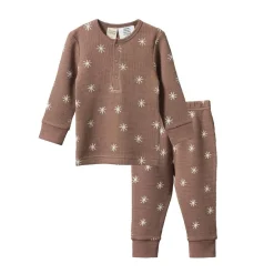Nature Baby Waffle Long Sleeve Pyjamas Twinkle Print Best