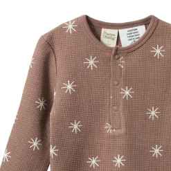 Nature Baby Waffle Long Sleeve Pyjamas Twinkle Print Best