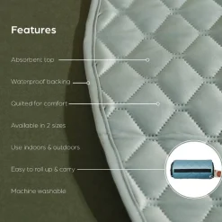 Nestling Large Waterproof Quilted Play Mat Outlet