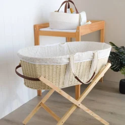 Nestling Moses Basket Natural Online