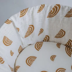 Nestling Moses Basket Muslin Fitted Sheet - Clearance Rainbow Hot