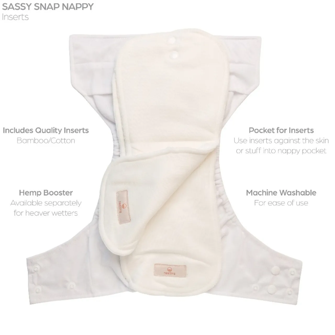 Nestling Snap Nappy Complete Hot