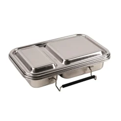 Nestling Stainless Steel Duo Bento Box Outlet