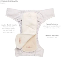 Nestling Straight Up Nappy - Katherine Quinn Collection Best