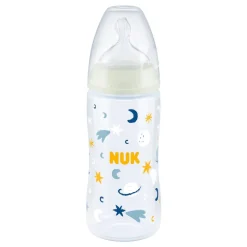 Nuk First Choice Plus Night Baby Bottle with Temperature Control Sale