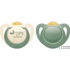 Nuk For Nature Latex Soother 2pk Clearance