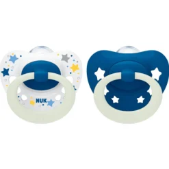 Nuk Signature Silicone Night Soother 2pk Discount