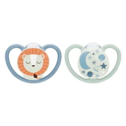 Nuk Space Night Soother 2 Pack Online