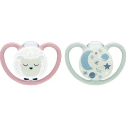 Nuk Space Night Soother 2 Pack Online