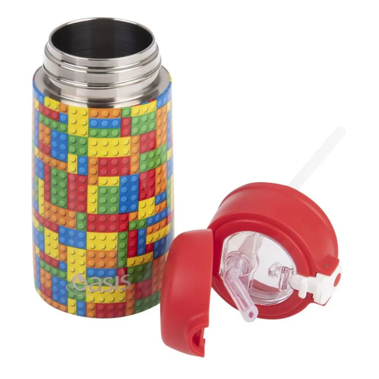 Oasis Stainless Steel Kids Drink Bottle 400ml Hot