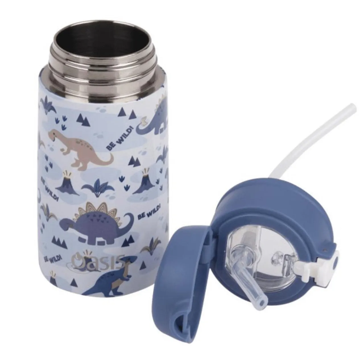 Oasis Stainless Steel Kids Drink Bottle 400ml Hot